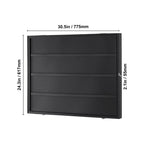 VEVOR - Vitrina para tarjetas deportivas con 36 compartimentos, 30.5 x 24.3 x 2.1 pulgadas, marco para exhibición de tarjetas de béisbol con protección UV del 98% y vidrio de PC transparente, armario de pared con cerradura para tarjetas de colección de fú