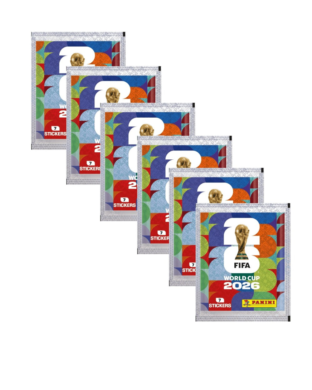 FIFA Copa Mundial 2026 Sticker Eco Blister - 6 Paquetes + 1 Paquete Especial de Stickers DFB