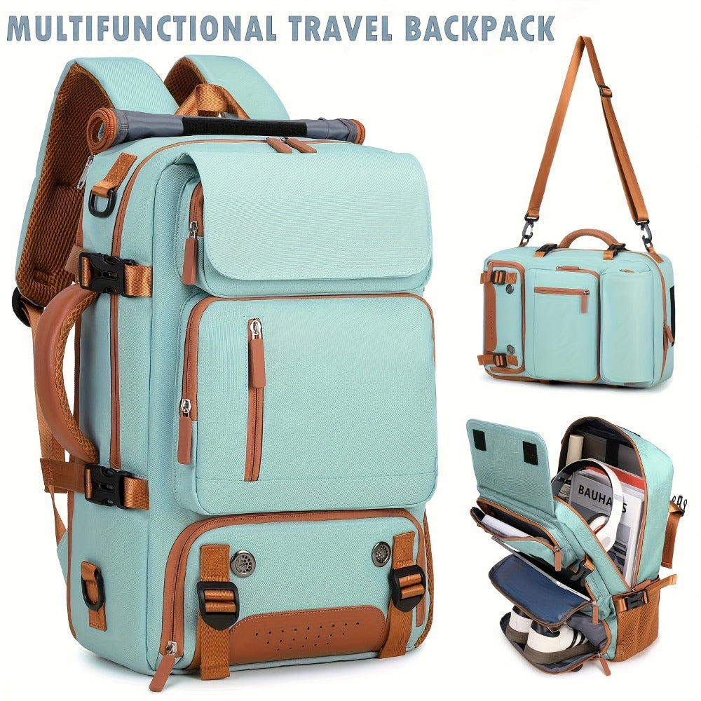 Mochila para portátil, bolso multifuncional de gran capacidad, mochila escolar para hombre, bolso de mano, bolso de hombro, mochila de doble espalda multiusos para viaje, bolsa de almacenamiento Xie Cang, mochila escolar para estudiante, mochila de viaje
