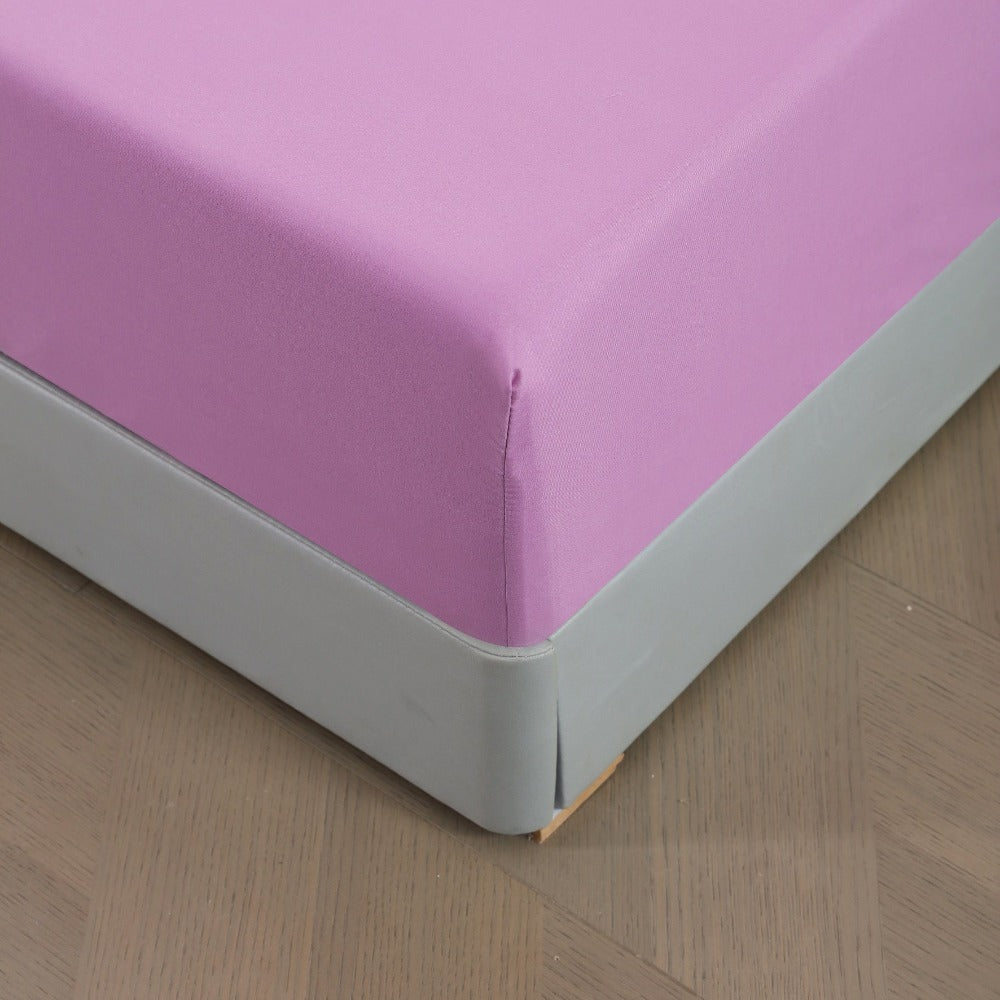 Juego de cama 4 piezas con funda elástica, (Funda de Edredón + Funda Protectora de Colchón + 1/2 Fundas de Almohada), Juego de Funda de Edredón 3-4 Piezas Estilo Nórdico de Color Sólido/Estampado, Ajustable para Camas de 90/105/135/150/180 cm, Regalo Navi