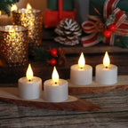 Velas de té LED sin llama con mando a distancia | Bodas, fiestas y decoración del hogar