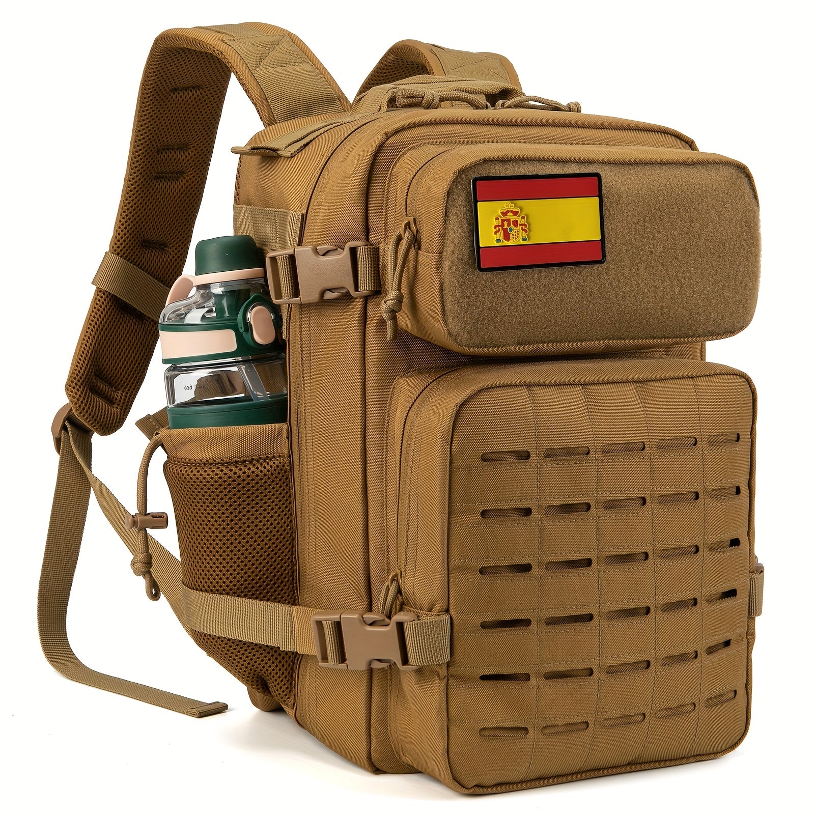 Mochila Táctica de 25L para Mujer, Mochila de Senderismo para Exteriores, Soporte para Botella de Agua - Ideal para Senderismo de 3 Días, Trekking, Camping, Deportes al Aire Libre, Regalo de Cumpleaños