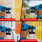 Pistola eléctrica de pintura en aerosol portátil portátil multifuncional | Coches, muebles, paredes y bricolaje