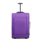 1pieza de 53 x 36 x 18 cm Equipaje de cabina ligero maleta de mano maleta pequeña de tela para equipaje de mano de avión para Lufthansa Eurowings Ryanair maleta con ruedas estuche de tela