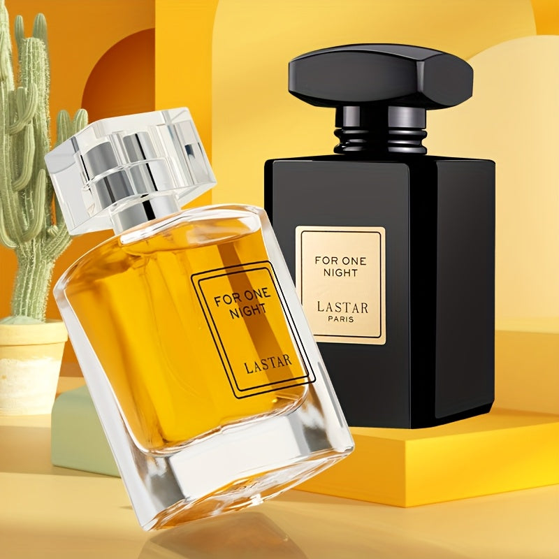Combinación de Perfume para Hombres, Frutal con Notas de Cedro, Pachulí y Madera, 55ml Más Intenso, 50ml Ámbar Más Fresco, Fragancia Duradera, Fácil de Usar en Diferentes Ocasiones, Colonia para Hombres, Uso Diario o como Regalo para Hombres