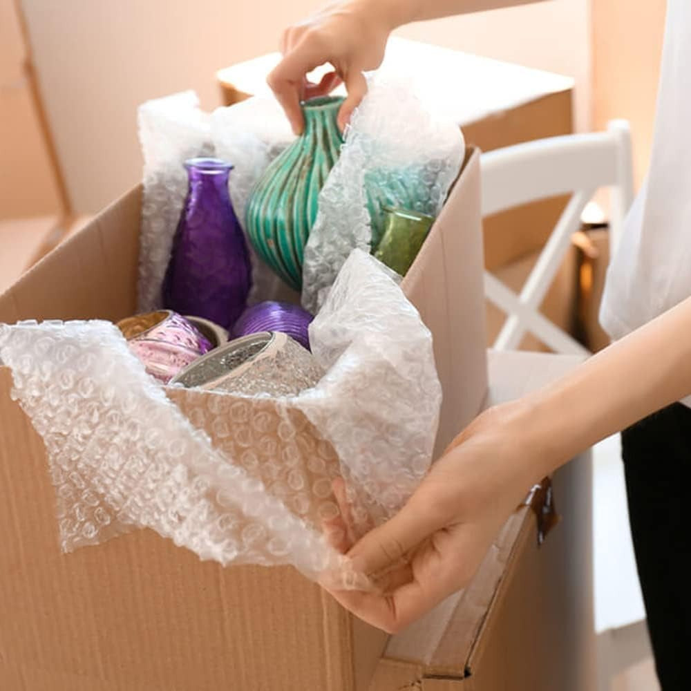 Caja Cartón para Mudanzas y Almacenaje Ultra Resistentes con Asas, Fabricadas en Cartón Duro, Ideal para Mudanzas o Almacenaje de Libros y Ropa, Transporte Cómodo y Seguro gracias a las Asas Laterales - packer PRO