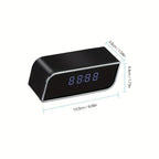Cámara de Reloj Rectangular Inteligente, Cámara Inalámbrica Wifi 1080P con Visión Nocturna, Detección de Movimiento y Visualización Remota, Cámara de Vigilancia para Bebés/Personas Mayores/Mascotas, Seguridad Interior para el Hogar, Decoración de Escritor