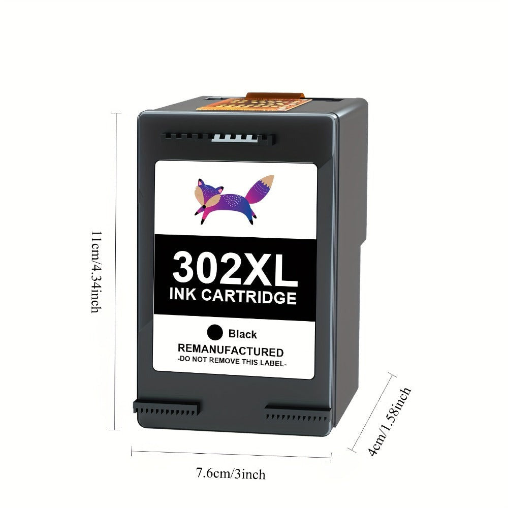 2 Paquetes Compatibles HP 302XL HP 302 Multipack Cartucho de Impresora para HP DeskJet 1110, DeskJet 2130 3630 3636 3639, OfficeJet 3830 3831 3833, OfficeJet 4520 4525 4527 4650 4652 4655 5230, Envy 4520 4525