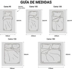 Colcha Reversible de Verano Bouti, Edredón de Microfibra Estampado, Ligera y Transpirable para Todas las Estaciones, Manta Fina para Primavera y Verano (Sin Fundas de Almohada)