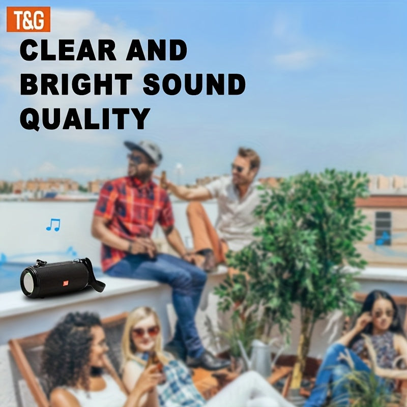 Altavoz Bluetooth | Altavoz sin varillas portátil TG537 - Sistema TWS, llamadas manos libres, reproducción USB, ideal para camping y viajes