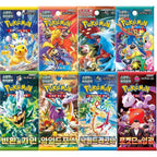 Paquete de 4 Expansión Pokémon - Versión Coreana | Selección Aleatoria de 20 Sets | Paquetes Originales de Expansión TCG | Cartas Pokémon Coreanas