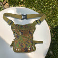 MEJORADA DL-45 Bolsa Multifunción para Pierna/Cintura - Uso Exterior, Senderismo y Deportes