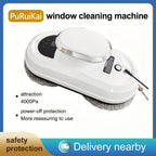 Puruikai 01 Black Friday y Navidad Nuevo Producto: Robot de Limpieza de Ventanas Inteligente desde el Almacén Local, Robot de Limpieza de Vidrios de Ventanas, Dispositivo de Limpieza de Ventanas con Control Remoto y Rociado Automático de Agua, Adecuado pa