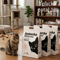Arena sanitaria para gatos de tofu | 3 bolsas | 6 litros por bolsa | Absorción rápida | Forma grumos rápidamente | Desodoriza eficazmente | Sin polvo | Gránulos finos