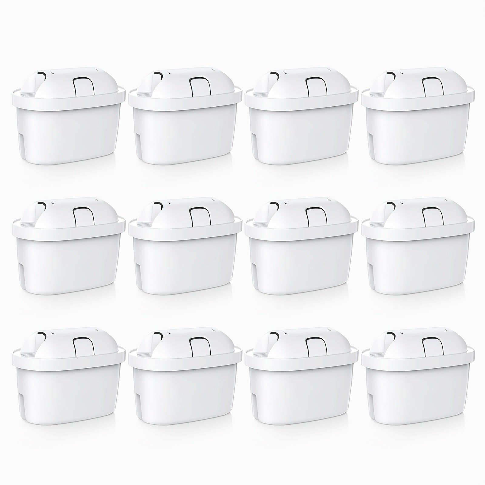 Paquete de 6 cartuchos de filtro de agua para jarra con filtro de agua B, jarra y hervidor con filtro de agua - Elemento filtrante de carbón activado para uso doméstico y exterior, reduce el cloro, la cal y las impurezas para un gran sabor