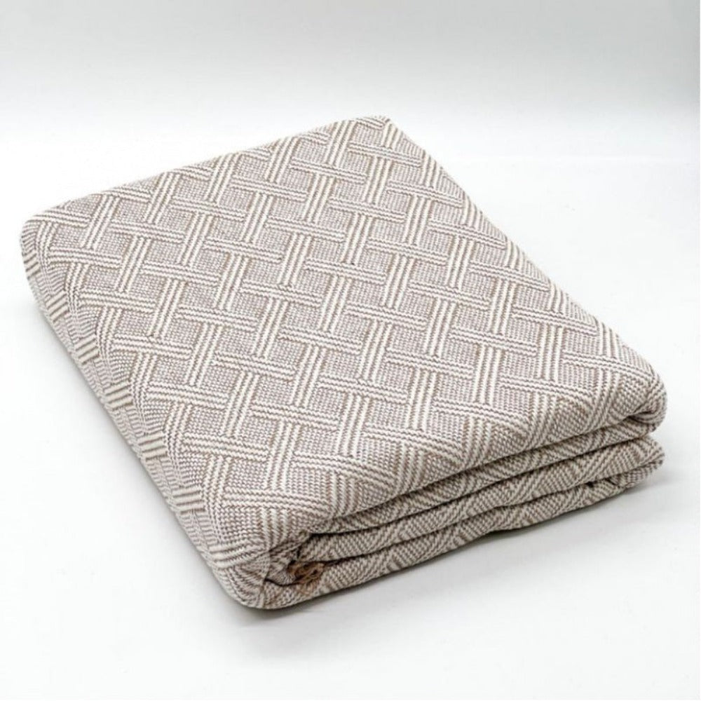 Fular multiusos con tejido Jacquard, resistente y fácil de limpiar, disponible en varios colores y tamaños, ideal para sofá, cama o picnic.