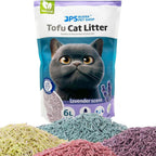 1 bolsa Arena de Tofu para Gatos aglomera 6L - Sin Polvo Fácil de Aglomerar y Controla Olores -y Segura para Gatitos - 1 Bolsa
