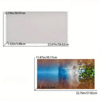 Molde de Silicona Grande y Reutilizable para Mesas de Río de Resina Epoxi y Arte en Resina, Ideal para Platos Especiales, Bandejas, Carpintería y Mesas de Café