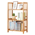 Estantería de Bambú de Gran Capacidad, Duradera, Fácil de Limpiar, Solución de Almacenamiento Multifuncional, Ideal para Hogar, Cocina, Dormitorio y Sala de Estar, Ahorra Espacio, Fácil Acceso, Estantería Práctica, Estantería de Pie