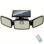 Luz solar LED con sensor de movimiento 2 piezas | Para jardín, patio, garaje y seguridad exterior