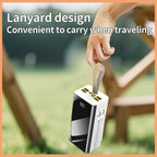 Power bank para carga durante viajes y uso diario | 80000mAh y 30W
