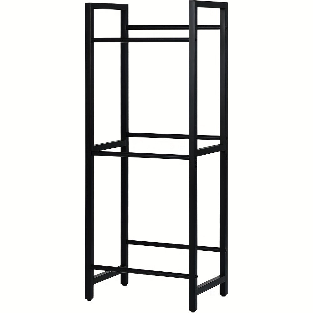 1pc Estante de Bebidas Metálico de Estilo Industrial de 3 Niveles - Ahorra Espacio, Antioxidante con Almohadillas Estables y Diseño de Ángulo de Inclinación, Perfecto para Encimera de Cocina y Almacenamiento en Armario, Estante de Almacenamiento de Cocina