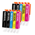 Cartuchos de impresora compatibles PGI-580 CLI-581XXL para Canon 580 581 Multipack para Canon Pixma TS705 TR8550 TS6150 TR7550 TS6250 TR8500 TS8251 TS6350 TS9550 TS6151 TS9551 (10 unidades)