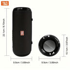 Altavoz Bluetooth | Altavoz sin varillas portátil TG537 - Sistema TWS, llamadas manos libres, reproducción USB, ideal para camping y viajes