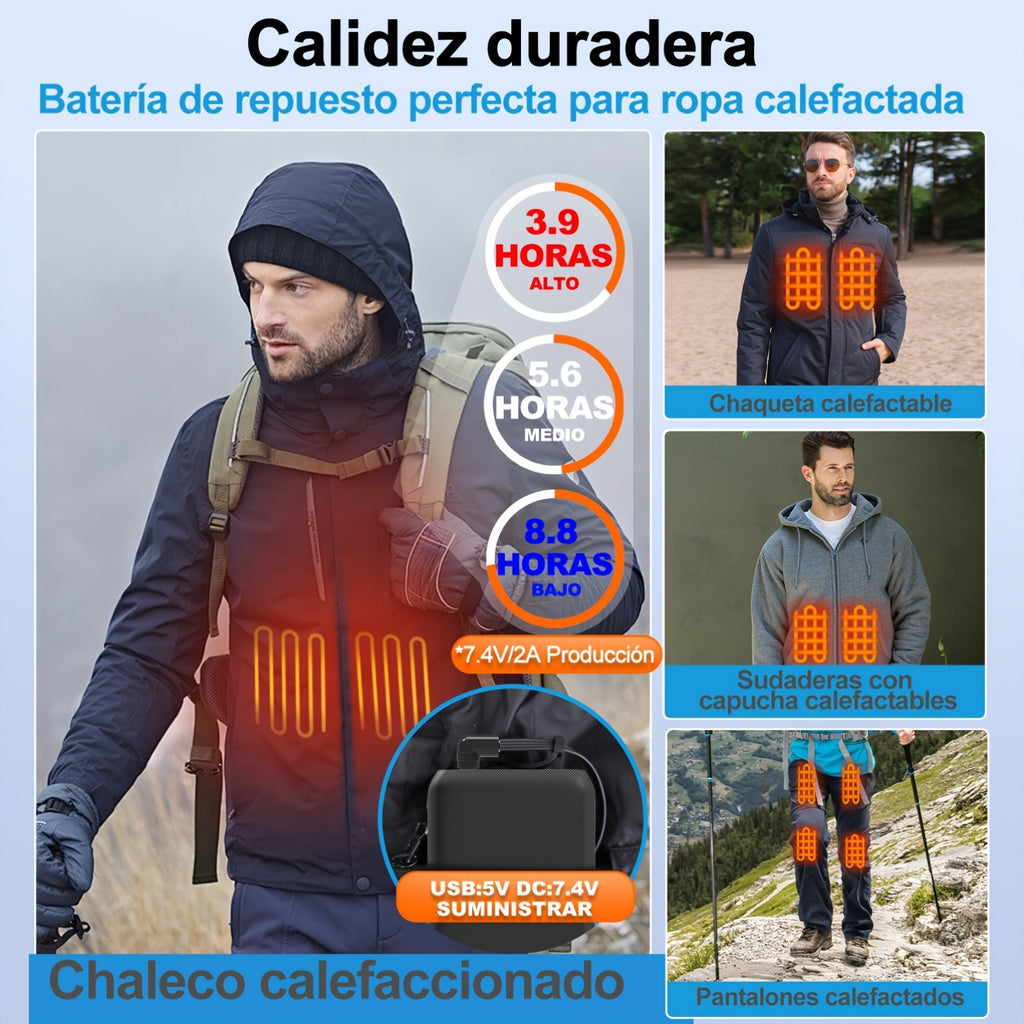 Power bank para carga durante viajes y uso diario | 16000mAh y 22.5W