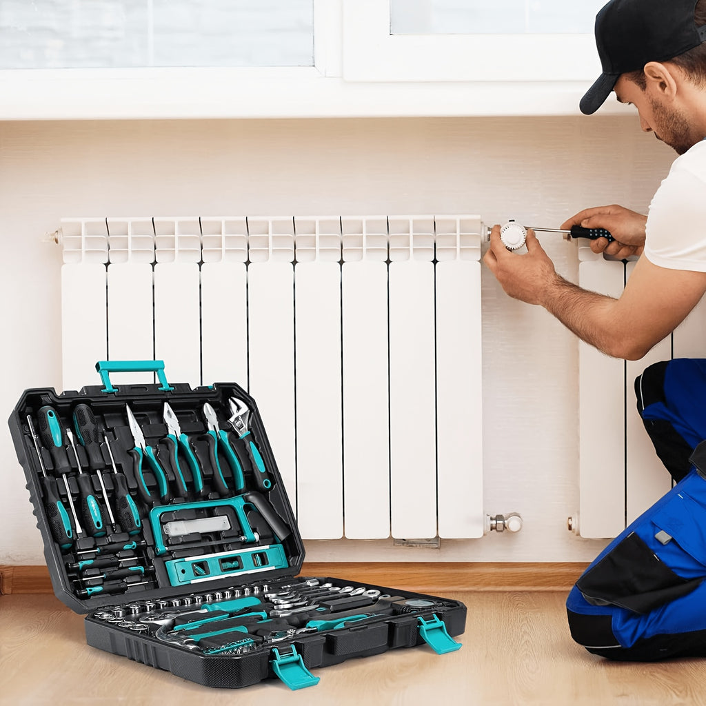 Caja de herramientas para reparaciones de hogar y garaje