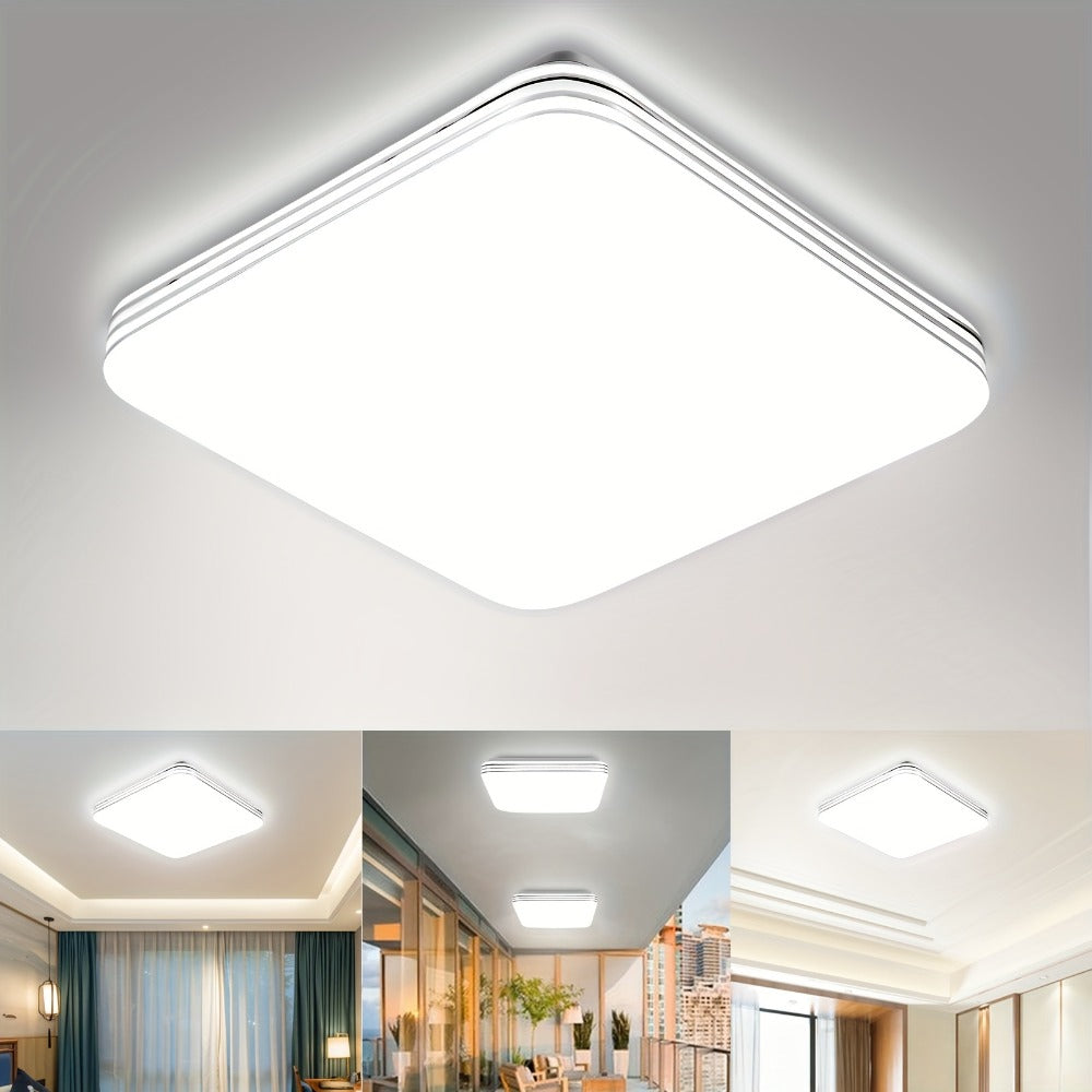Panel LED de techo moderno de bajo perfil | Baño, cocina y dormitorio