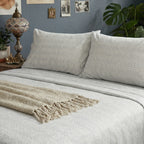 Juego de cama de 3/4 piezas apto para todas las estaciones, que incluye una sábana, una sábana ajustable y fundas de almohada. Medidas: 90 cm, 105 cm, 135 cm, 150 cm y 180 cm