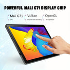Tablet | CRELANDER Tablet PC Android 13 con pantalla táctil de 10.1 pulgadas 1280 X 800 IPS de alta definición, viene con adicionales (Teclado