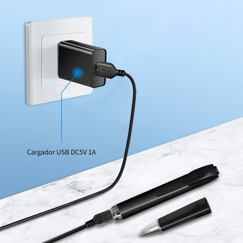 Cámara Portátil Tipo Lápiz 1080P, Recargable y Fácil de Transportar, Ideal para Grabar Reuniones, Conferencias y Clases. Perfecta para Empleados, Estudiantes y Periodistas
