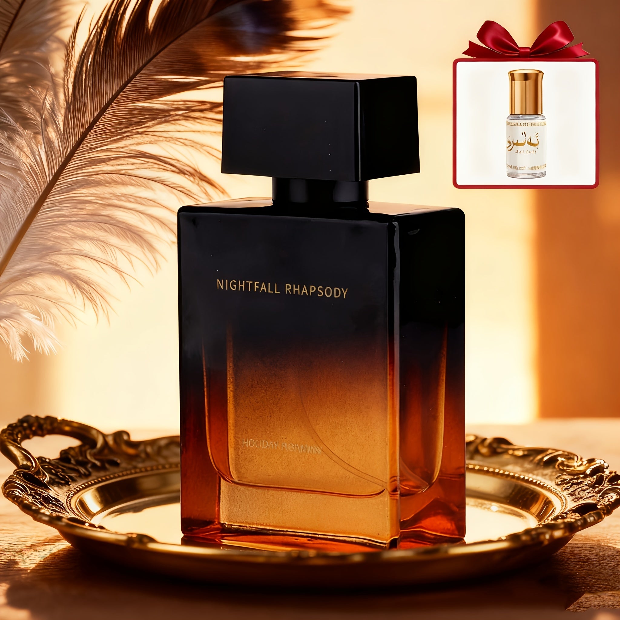 Dos perfumes para hombre de 50ml, perfumes de madera envasados individualmente, con un rollo de perfume de 3ml gratis, caja de regalo de perfume, colonia para hombre, fragancia de larga duración, asequible, adecuado para ocasiones de citas