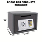 Caja Fuerte de Seguridad para Ropa y Objetos de Valor, Caja Fuerte Digital con 2 Llaves para Negocios, Dinero, Joyas y Objetos de Valor, Ideal como Regalo de Halloween o Navidad