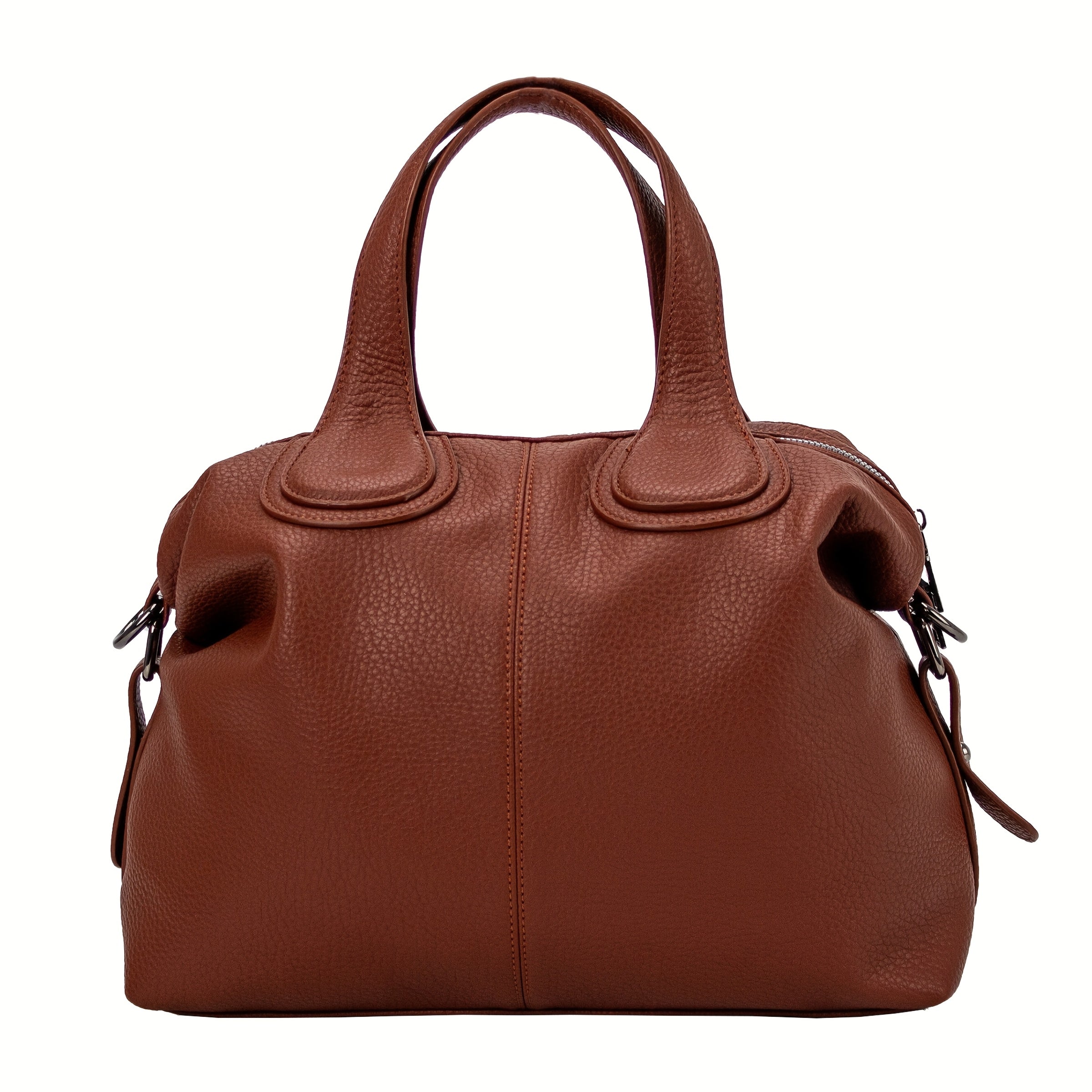 Bolso de Hombro Tote Suave y Cómodo de Color Sólido, Bolso de Uso Diario y Combinable para Mujeres