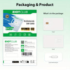 EIOTCLUB Tarjeta SIM Global, 3GB de Datos | 30 Días, SIM de Viaje Prepagado 5G/4G para la UE (33 Países) + USA/China/Japón/Corea del Sur, Sin Contrato, Recargable, para Teléfonos Móviles, Routers, Hotspot, Solo Datos