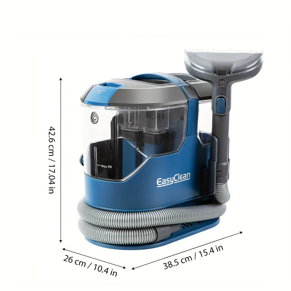 Easyclean Limpiador Rápido de Manchas para Alfombras, Escaleras y Tapicería. Con 2 Herramientas, Potente Motor de 800W, Alcance Extra Largo y Gran Capacidad de 2.5L, Dura 24 Horas