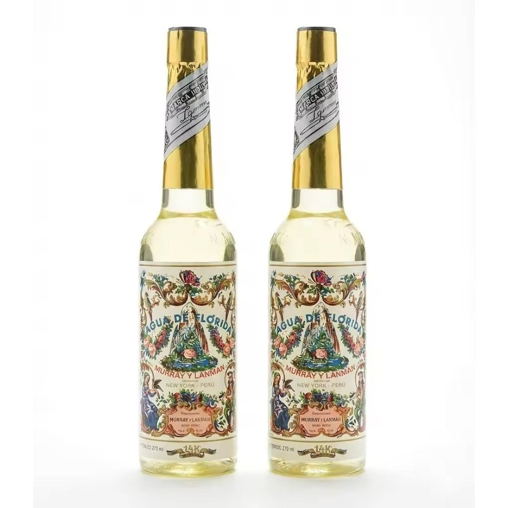 Paquete de agua de Florida Murray & Lanman de 2 botellas (2×270 ml) – Original de Perú – Agua de colonia esotérica y aromática para limpieza energética, ritual y bienestar