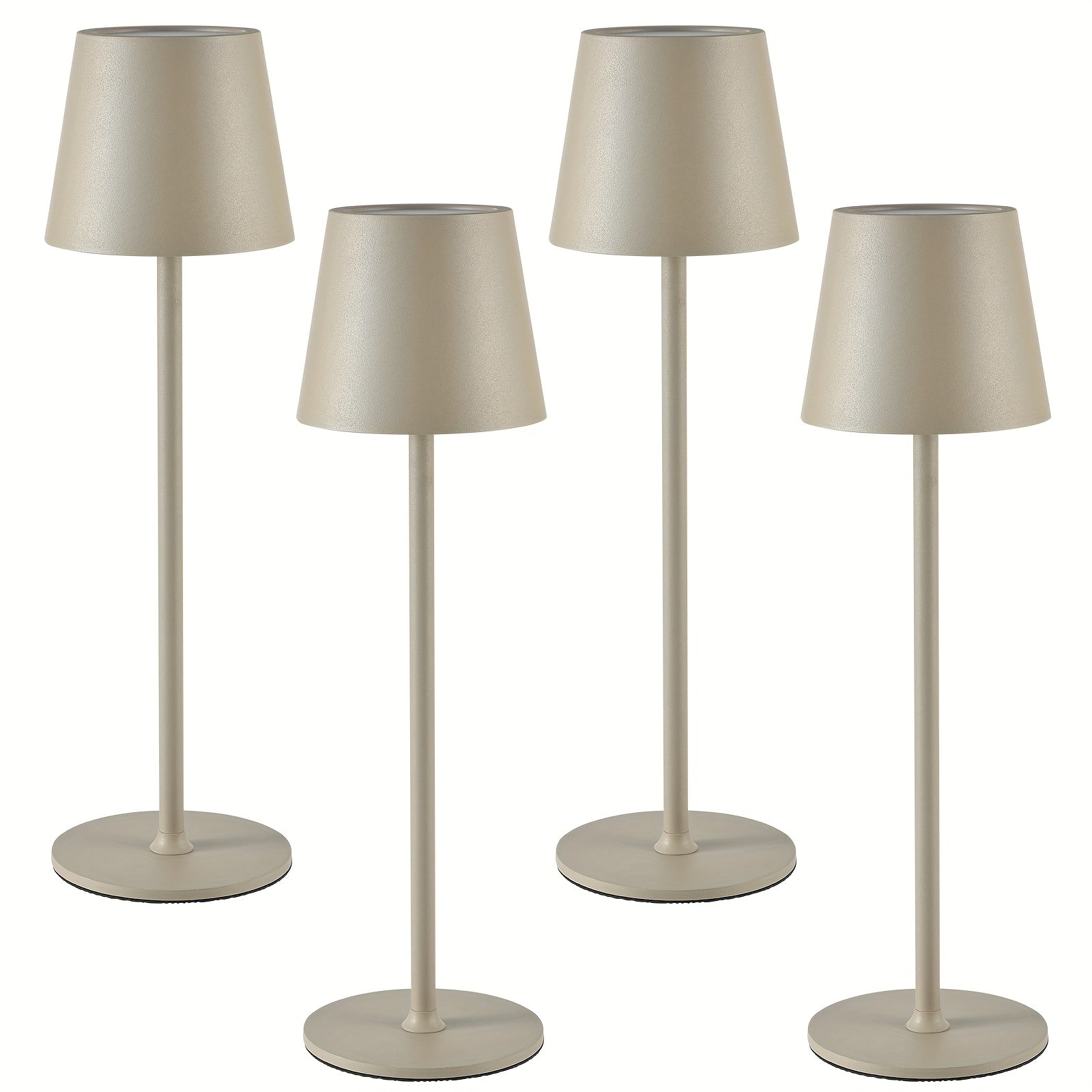 Lámpara de mesa para iluminación de dormitorio y escritorio | 2 L y 5000mAh y Recargable