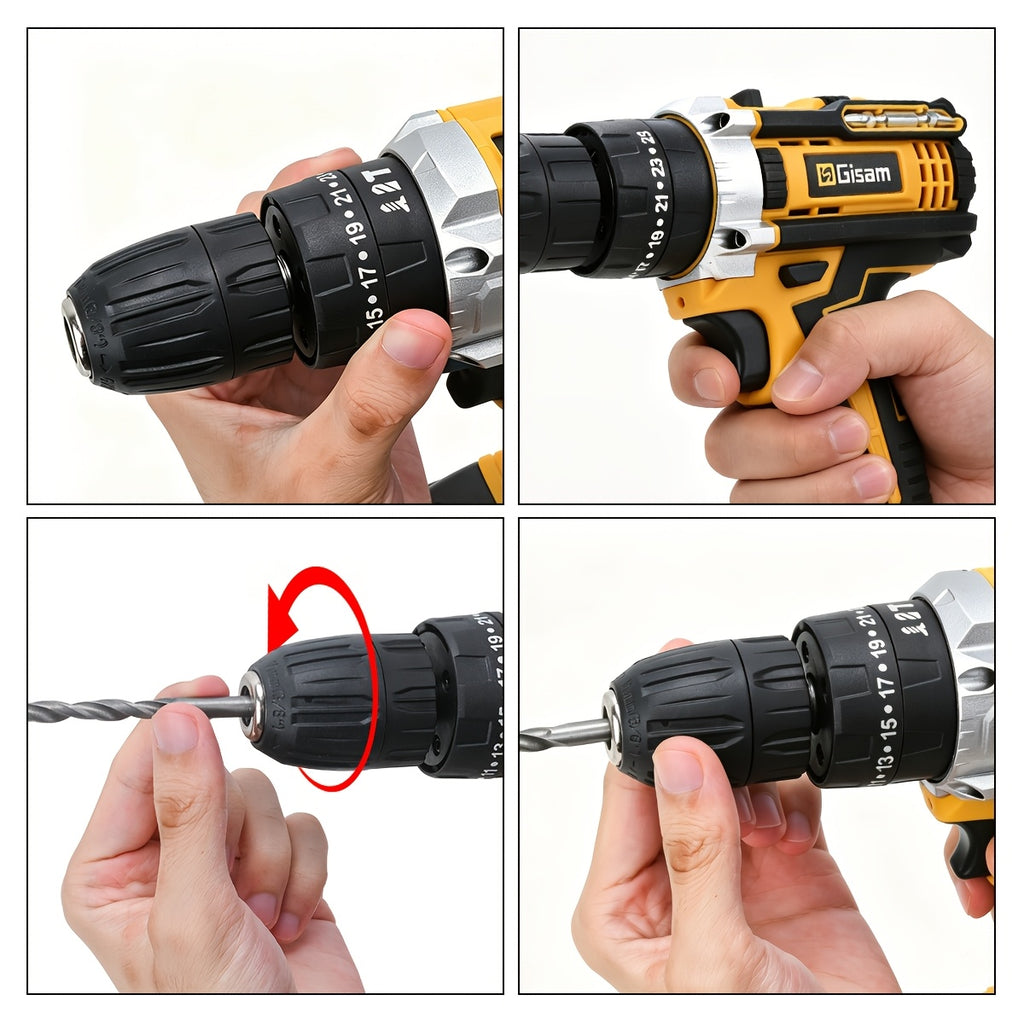 Taladro inalámbrico para bricolaje y reparaciones | Inalámbrico y Recargable