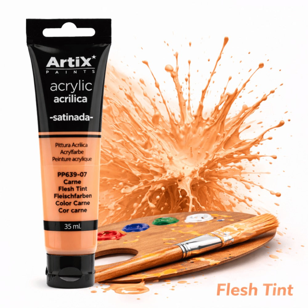 1x Pintura Acrílica 35ml, Colores Surtidos