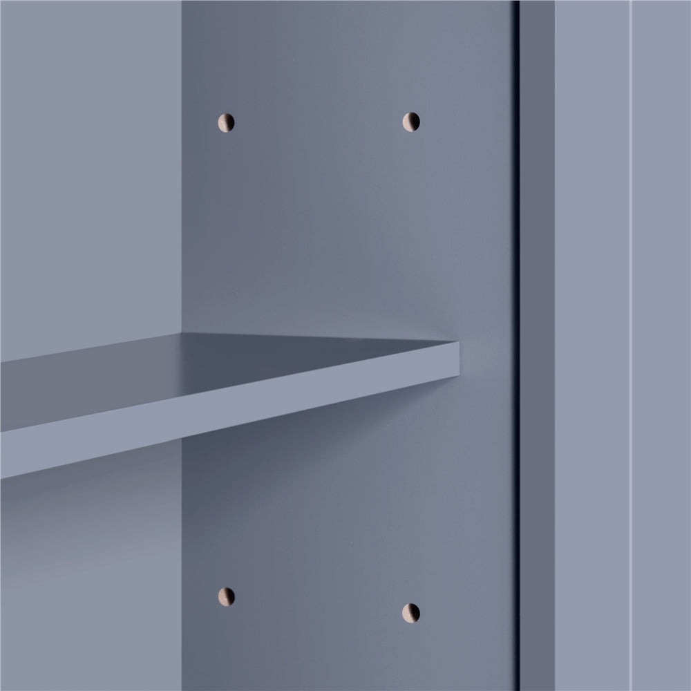 Costoffs Armario con Espejo para Baño con Puerta de Espejo, Armario Colgante para Baño con Espejo de Pared con 3 Estantes 56 Cm X 13 Cm X 58 Cm