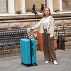 Juego de 5 piezas de equipaje, juego de viaje para trolley de negocios y viajes, cerradura TSA, ruedas de 360°
