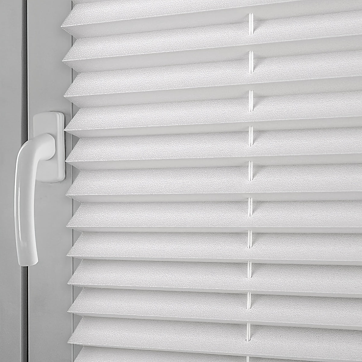Estor enrollable | Persianas opacas plisadas con cordón Sekey para cubrir ventanas - Instalación sin taladro, estores enrollables de bloqueo con detail image - detail view 9