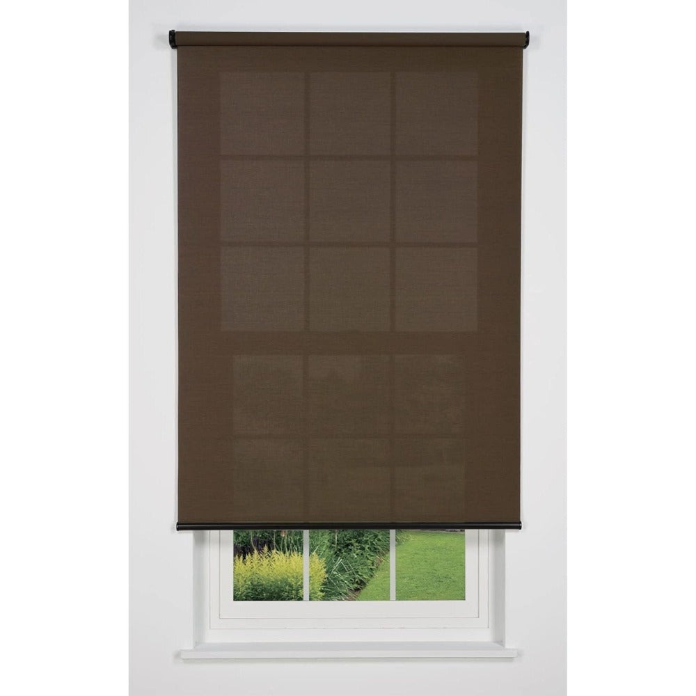 Estor Enrollable Translcido Economico Liso100 Poliester Facil de Instalar 60/80/100/120/150cm Estores para Ventanas y Puertas detail image