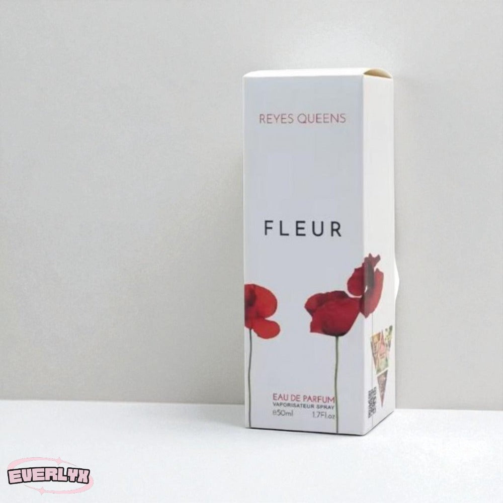 Everlyx - Perfume femenino Fleur Genzo 50 ml - Fragancia floral y delicada con notas frescas y románticas, perfecta para el día y eventos especiales - Aroma elegante y duradero que transmite frescura, dulzura y feminidad - Envíos a España e