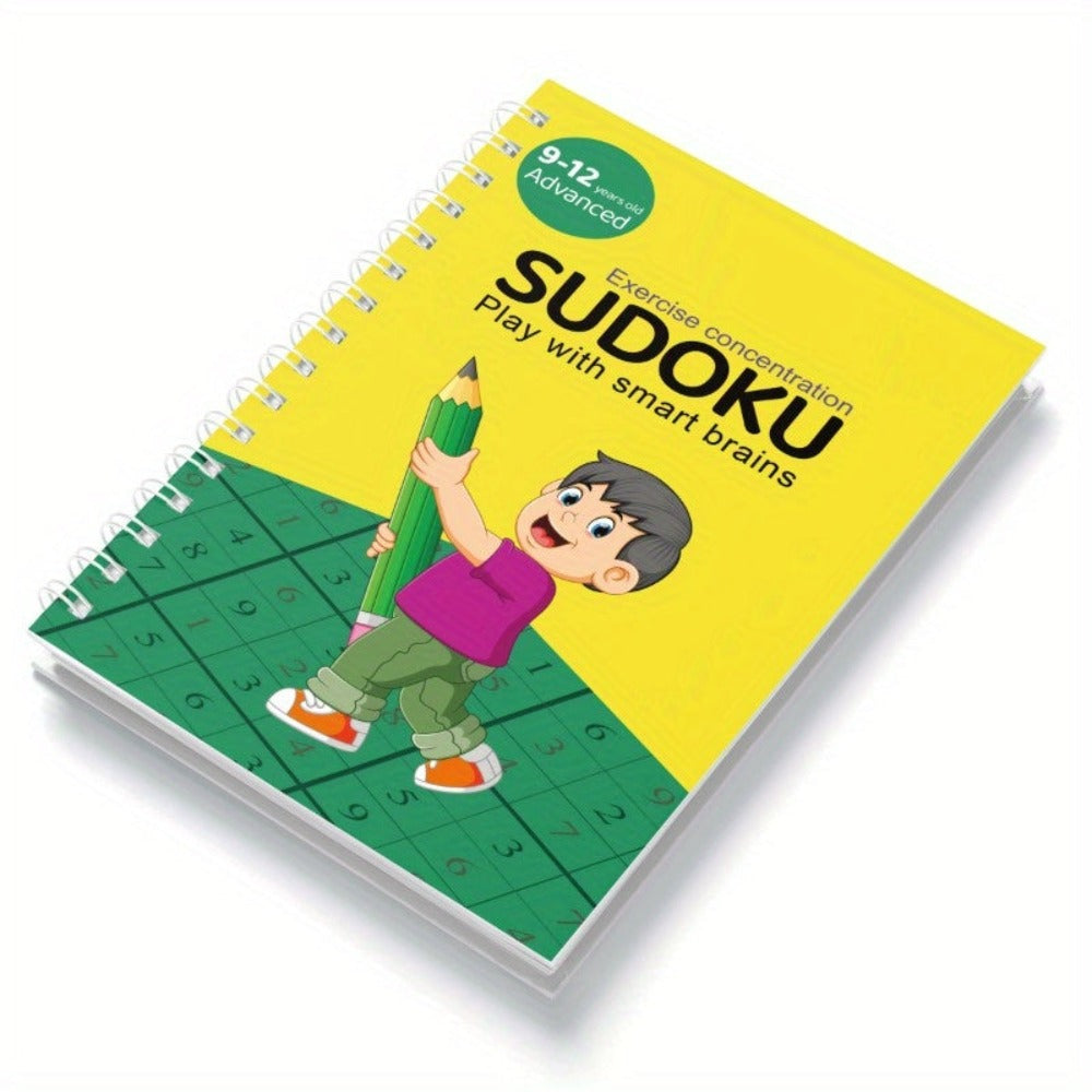 1 juego de Sudoku para niños: fortalece habilidades matemáticas y lógicas con rompecabezas desafiantes para edades de 9 a 12 años.