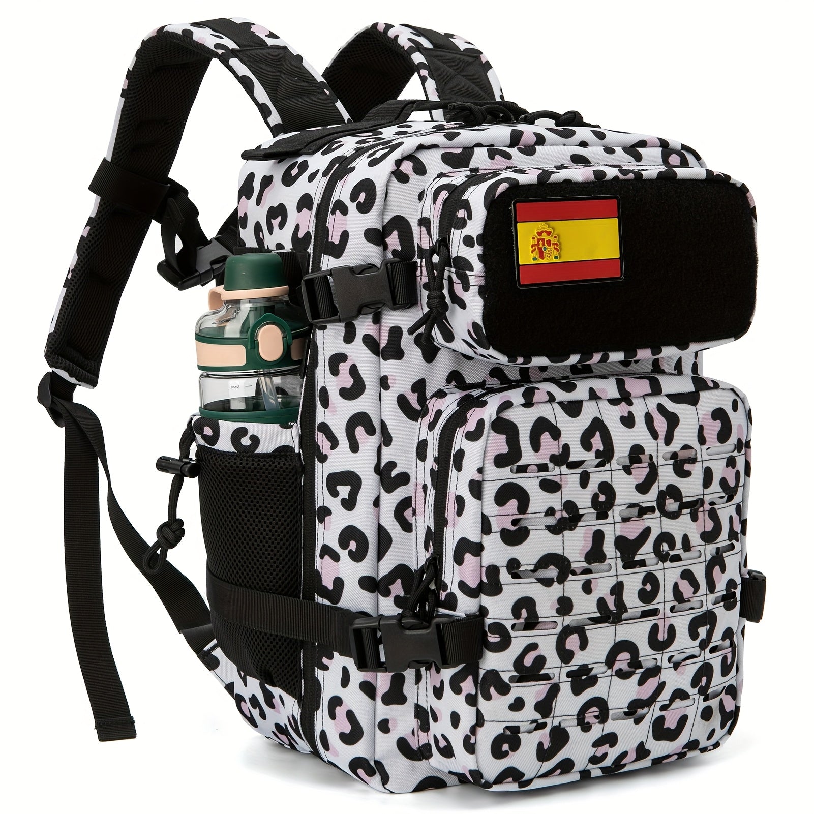Mochila Táctica de 25L para Mujer, Mochila de Senderismo para Exteriores, Soporte para Botella de Agua - Ideal para Senderismo de 3 Días, Trekking, Camping, Deportes al Aire Libre, Regalo de Cumpleaños